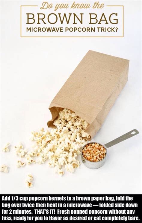 Brown Paper Bag Popcorn Trusper