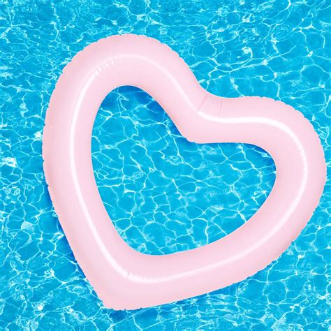 Heysplash Inflatable Heart Shape Women Swim Ring Pool Love Float Loungers Tube Ebay