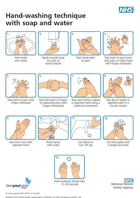 1000w Nhs Hand Washing Technique With Soap And Water Study Links