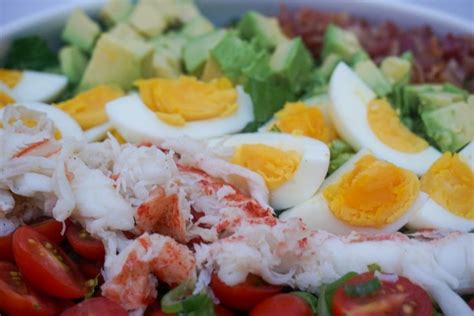 Lobster Cobb Salad With A Sweet Onion Dressing Dulcet Scintilla