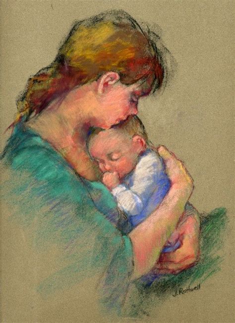 Pin By Fatemeh Foroughi On Angeles Baby Painting Mother Art