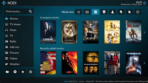 Meet Estuary and Estouchy, The New Default Skins for Kodi 17 and Beyond