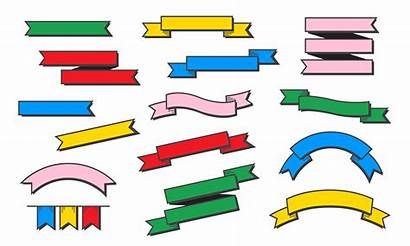 Vector Banners Different Banner Ribbons Vectors Clipart