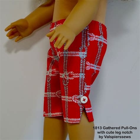 How To Sew Doll Clothes Capris Pants With A Notched Leg Sewing Doll