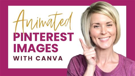 how to create animated pinterest pins with canva youtube