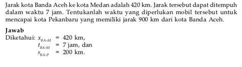 Gerak Lurus Beraturan Glb Definisi Rumus Pengertian Contoh Soal