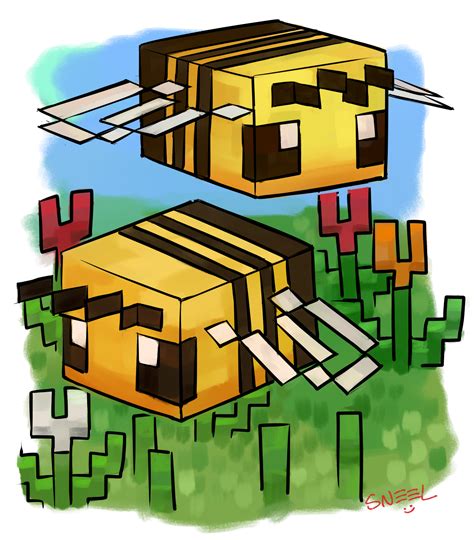 Minecraft Bee Pixel Art 3d Edit Output In The Editor With Various
