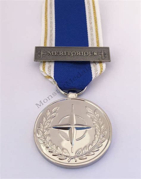 Full Size Nato Meritorious Service Medal Msm With Clasp