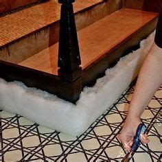 This pine bench was $13.99 at goodwill (a little overpriced in my opinion). How to turn a coffee table into an upholstered bench ...