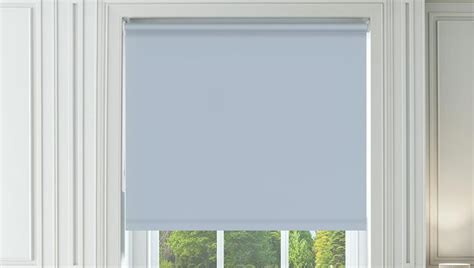 Classic Light Blue Roller Blind New Sq Metre Pricing Shades Blinds