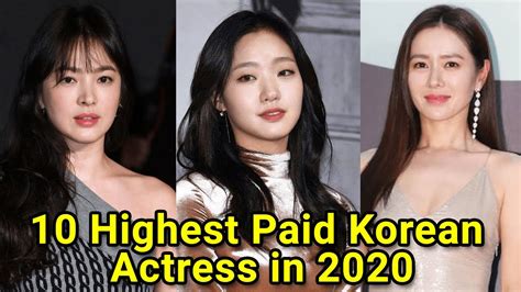 Top 10 Highest Paid Korean Actress In 2020 Youtube