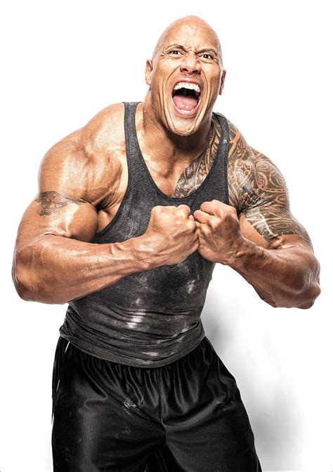 The Rock Poster Dwayne Johnson Muscle New Etsy