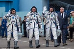 Soyuz has lift-off! Rocket carrying 3 astronauts embarks on journey ...