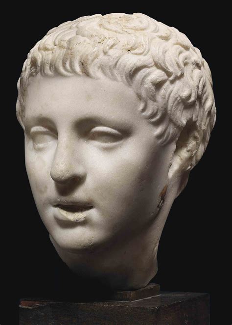 A Roman Marble Head Of A Boy Circa 1st Century Ad Christies