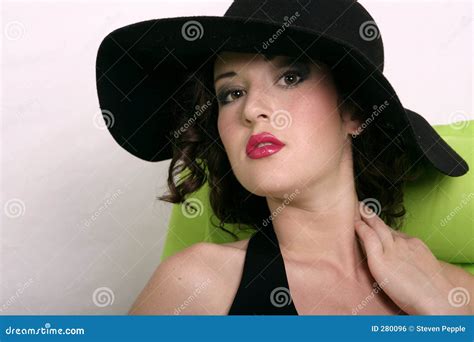 Retro Brunette Royalty Free Stock Image Image 280096