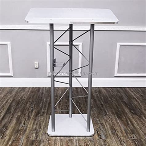 Commercial Stainless Silver Truss Podium Lectern Pulpit Church School