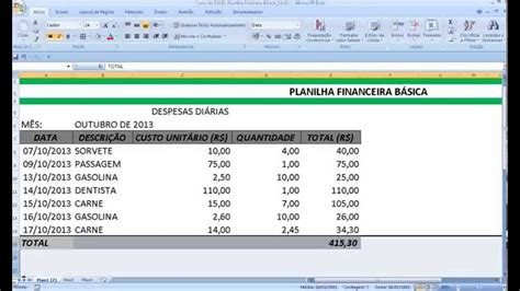 Exemplo De Planilha De Controle De Gastos Vários Exemplos