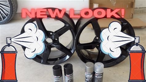 How To Spray Paint Your Rims Like A Pro Youtube
