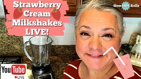 Strawberry Cream Milkshakes Live How Ines Rolls Youtube