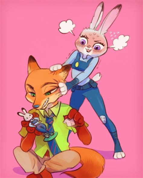 An Image Of Two Cartoon Characters With Rabbit Ears On Their Heads And