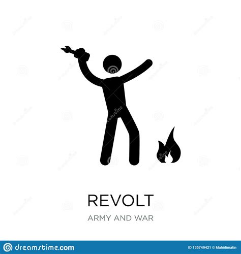 Revolt Icon In Trendy Design Style. Revolt Icon Isolated On White Background. Revolt Vector Icon 