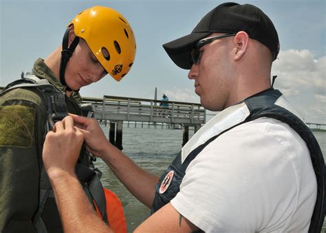 Joint Base Charleston Airmen Conduct Water Survival Training Air