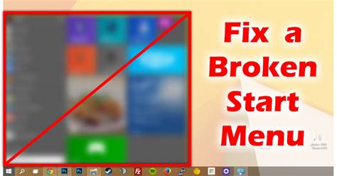 Fix A Broken Start Menu In Windows 10 Scotties Techinfo