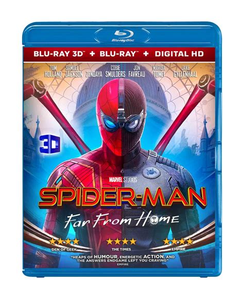 Spider Man Far From Home 3d Blu Ray 2019 Region Free Blu Ray