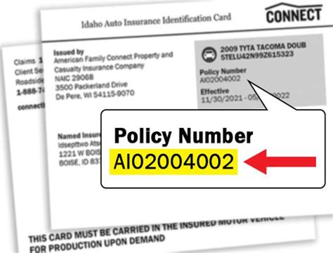 If there are mistakes, ask for a new card. Register Your Policy | CONNECT, powered by American Family Insurance