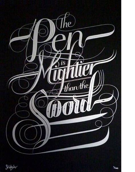 What's the origin of the phrase 'the pen is mightier than the sword'? The Pen is Mightier than the Sword | Design Work Life