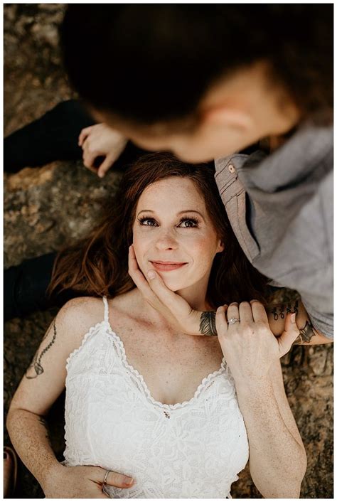 Kissing On Cliffs And Waterfall Frolics In This Epic Engagement Shoot Love Inc Mag Lesbian