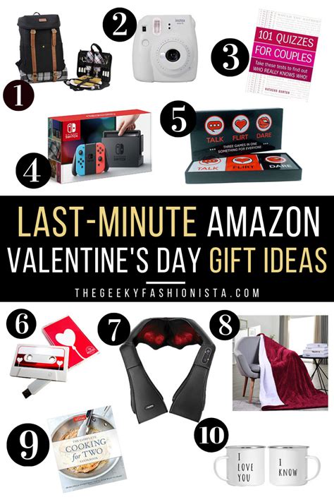Whether you're planning a galentine's day party for your gal pals or you're in need of the perfect gift for your true love, today's post is filled with interesting valentine's day gift ideas. Last-Minute Amazon Valentine's Day Gift Ideas - The Geeky ...