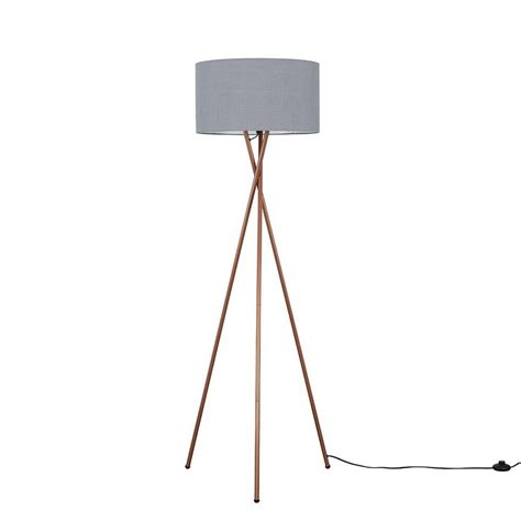 Copper Tripod Floor Lamp Standard Light Living Room Lounge Etsy