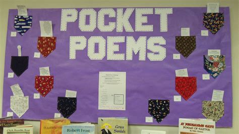 Art Bulletin Boards Poetry Month Poetry Art