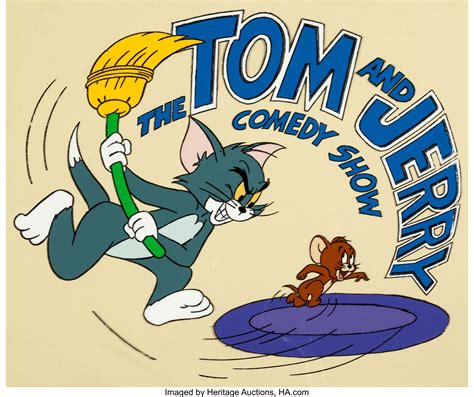 The Tom And Jerry Comedy Show Title Cel Filmation 1980 Lot