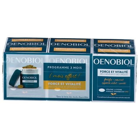 Oenobiol Force And Vitalité 3x60 Pcs Shop Pharmaciefr