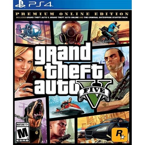 Este es el modo multijugador de. Juego GTA 5 Grand Theft Auto Premium Edition - PS4 - Compras Online
