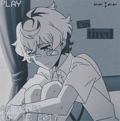 Anime Aesthetic Boy Sad