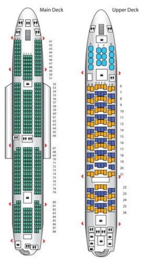 Emirates A380 Seating Plan Emirates A380 Economy Seats Emirates Airline