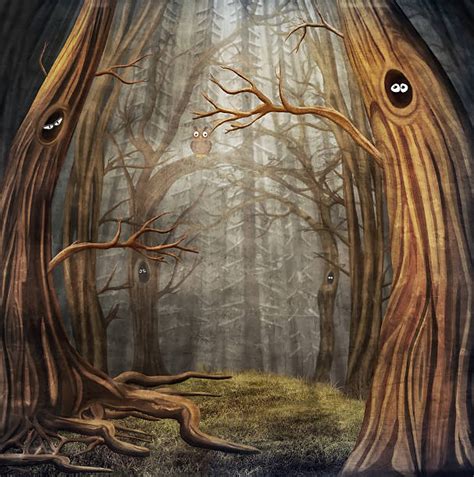 Royalty Free Dark Forest Clip Art Vector Images And Illustrations Istock