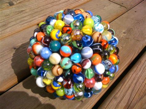 Marble Ball For The Yard Marble Ball Upcycle Recycle Crafts To Make