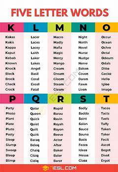 Five Letter Generator