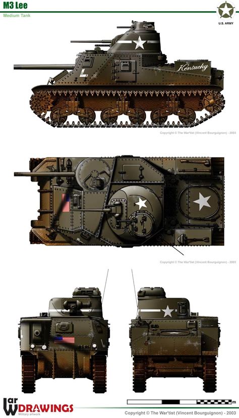 M3 Medium Tank First Model Us Army 1941 Xe Tăng Mô Hình