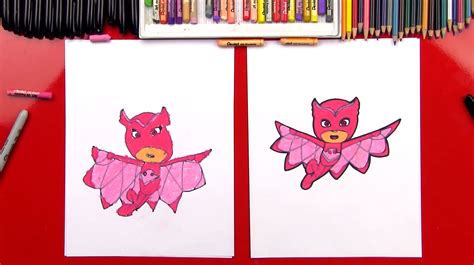 How To Draw Pj Masks Owlette Today We Re Drawing Our First Character