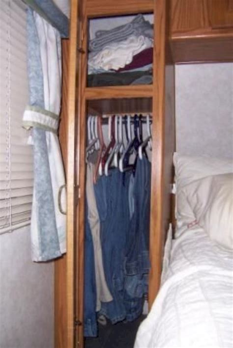 52 closet storage and organization ideas for your rv closet remodel rv stuff narrow cabinet