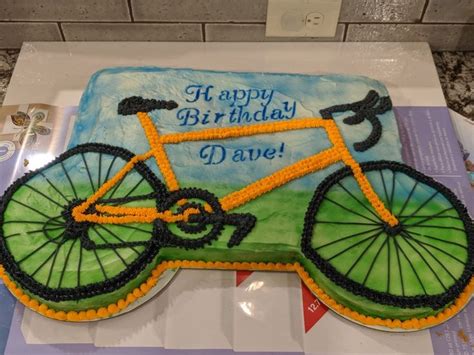 Bicycle Birthday Cake In 2020 Bicycle Cake Cake Decorating Birthday