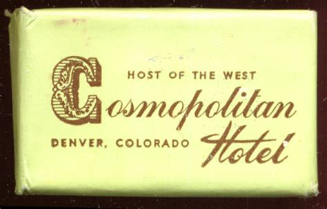 Cosmopolitan Hotel Denver Co Guest Bar Of Soap