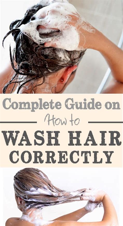 Pin On Wash Hair Correctly