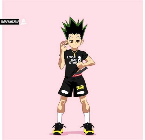 See more ideas about naruto wallpaper, supreme bape, naruto art. Pin by MO3vidz on Thumbnails (With images) | Black anime characters, Iphone cartoon, Animated ...