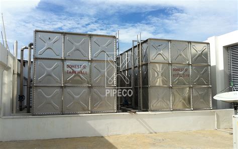 Find out more about water tanks in malaysia in the. Pressed Stainless Steel Sectional Water Tank | PIPECO ...